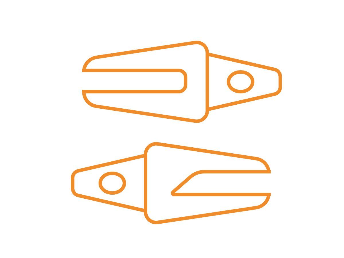 Адаптеры ковша экскаватора и погрузчика